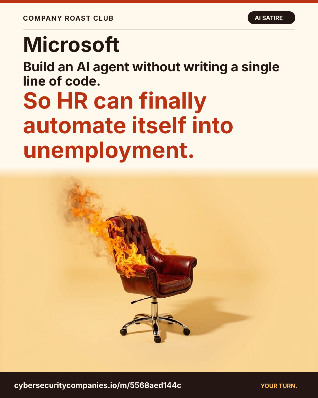 Build an AI agent without writing a single line of code. So HR can finally automate itself into unemployment.