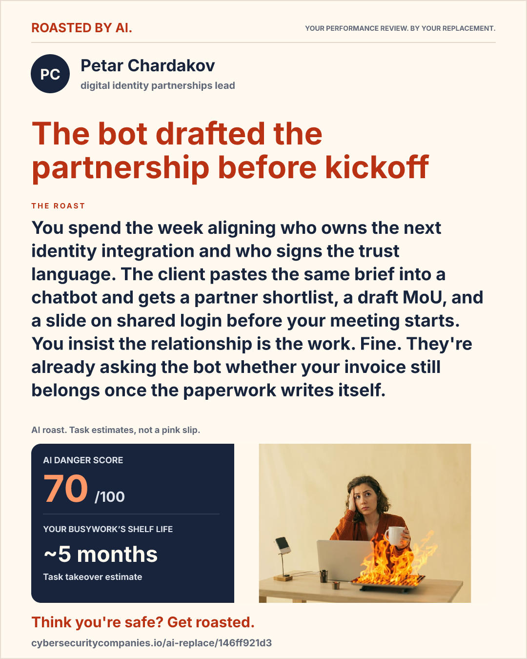 Petar Chardakov — The bot drafted the partnership before kickoff